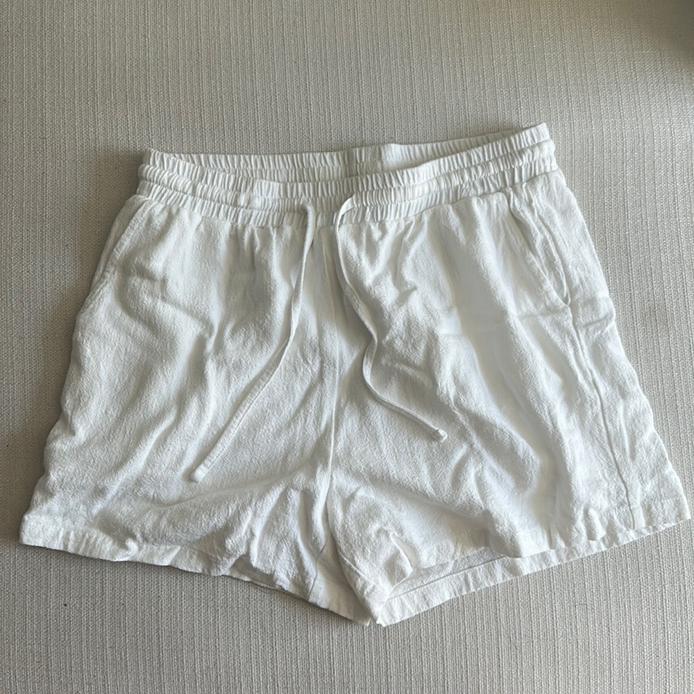 12th tribe linen shorts